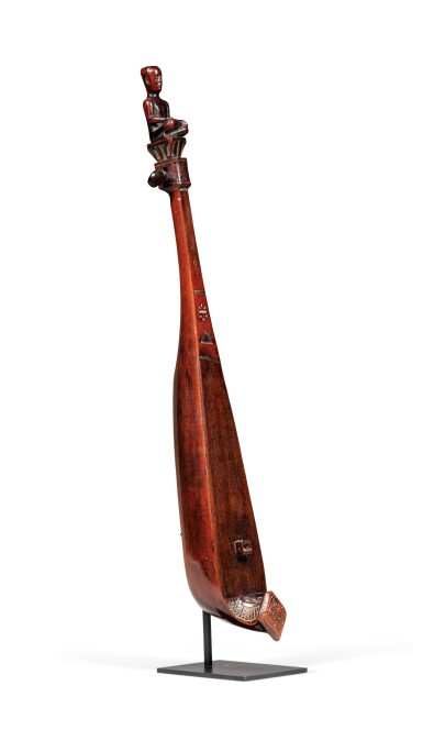 View full screen - View 1 of Lot 70. Harpe kulcapi, Batak, Sumatra, Indonésie | Batak kulcapi harp, Sumatra, Indonesia.