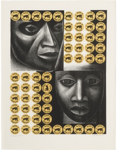 View full screen - View 1 of Lot 708. ELIZABETH CATLETT | NEGRO ES BELLO II.