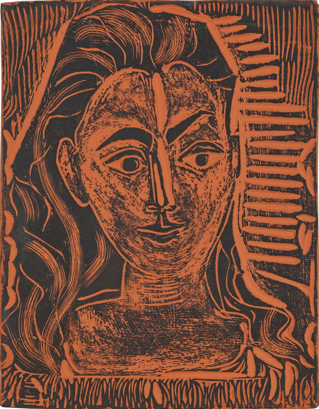 View full screen - View 1 of Lot 23. Petit buste de femme (Alain Ramié 523).