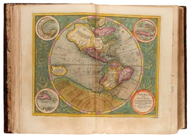 View full screen - View 1 of Lot 48. MERCATOR AND HONDIUS | Atlas, 1613.