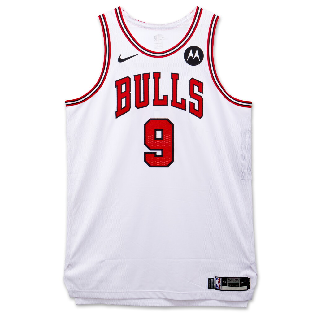 View full screen - View 1 of Lot 94. Chicago Bulls 2023-2024 Kia NBA Tip-Off Game Worn Association Edition Jersey | Matched to 3 Games | Double-Double .