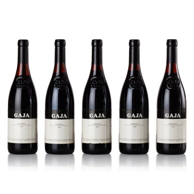 View full screen - View 1 of Lot 335. Barbaresco 1988 Gaja (9 BT).