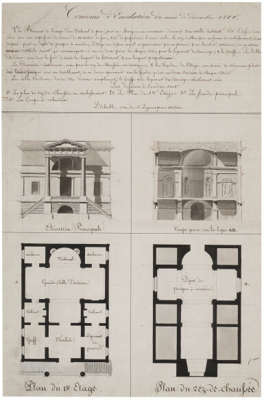 View full screen - View 1 of Lot 428. Design for a court of law.