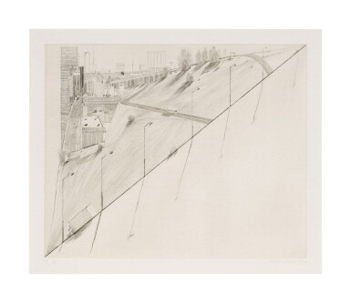 View full screen - View 1 of Lot 292. WAYNE THIEBAUD | DIAGONAL RIDGE.