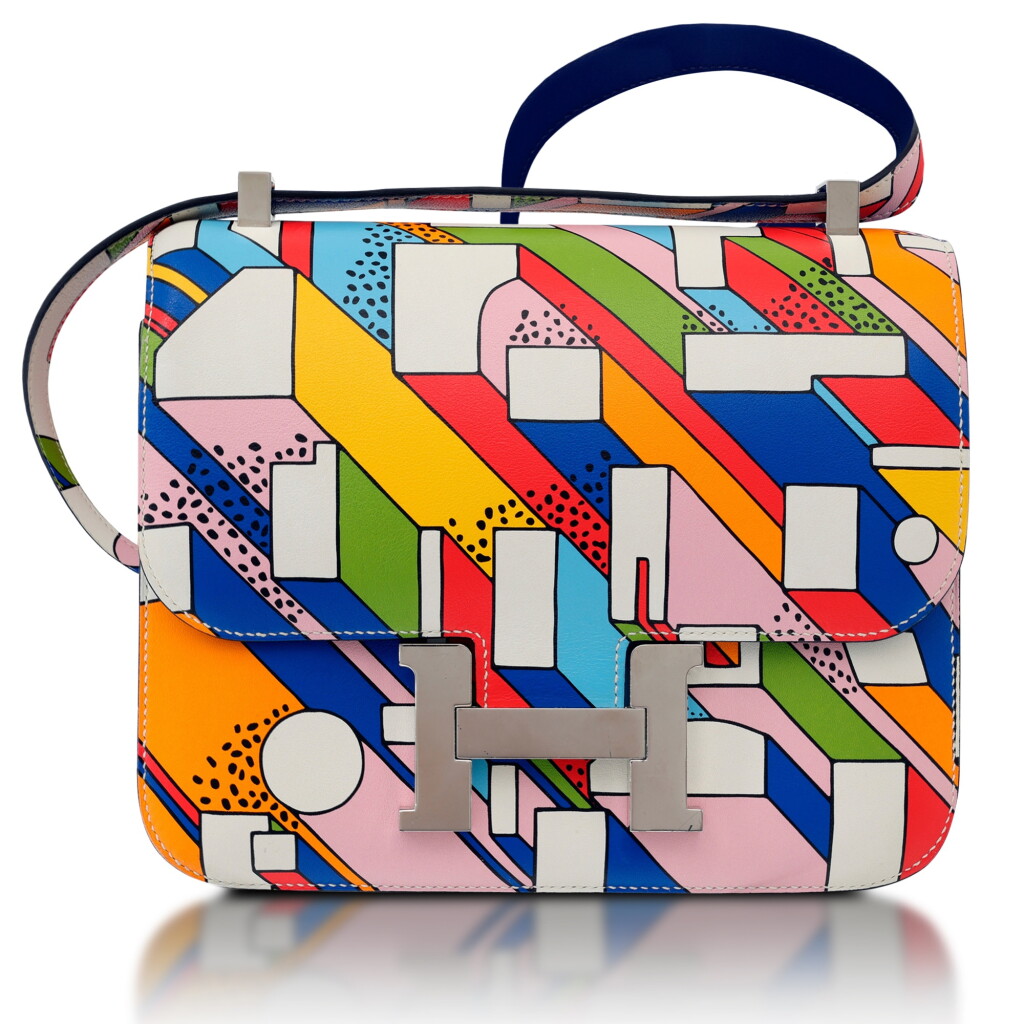 View full screen - View 1 of Lot 1306. Limited Edition Multicolor Swift On a Summer Day Constance 24 Palladium Hardware, 2017.
