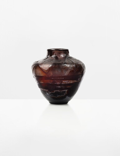 View full screen - View 1 of Lot 89. Chauve-souris vase, circa 1890.