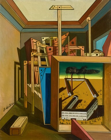 View full screen - View 1 of Lot 313. Interno metafisico con stabilimento.