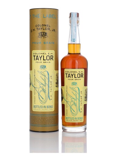 View full screen - View 1 of Lot 161. Colonel E.H. Taylor Four Grain 100 proof NV (1 BT 75cl).
