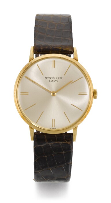 View full screen - View 1 of Lot 51. PATEK PHILIPPE | CALATRAVA, REFERENCE 3468 YELLOW GOLD WRISTWATCH, MADE IN 1964.