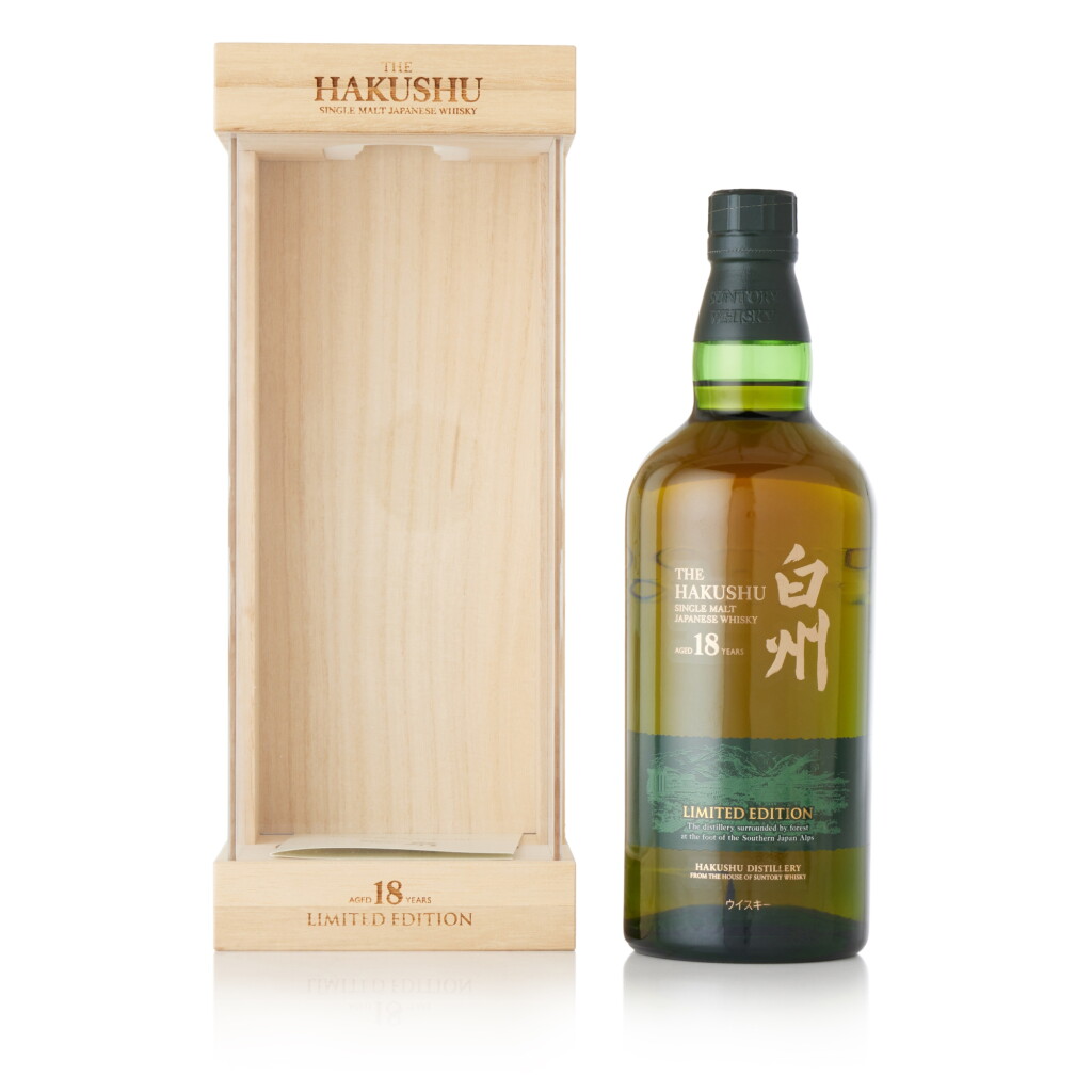 View full screen - View 1 of Lot 6272. 白州 The Hakushu 18 Year Old Limited Edition 43.0 abv NV (1 BT70).