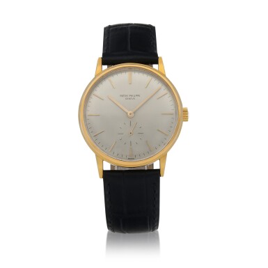 View full screen - View 1 of Lot 84. Ref. 3561 Yellow gold wristwatch Made in 1968 | 百達翡麗 3561型號黃金腕錶,1968年製.