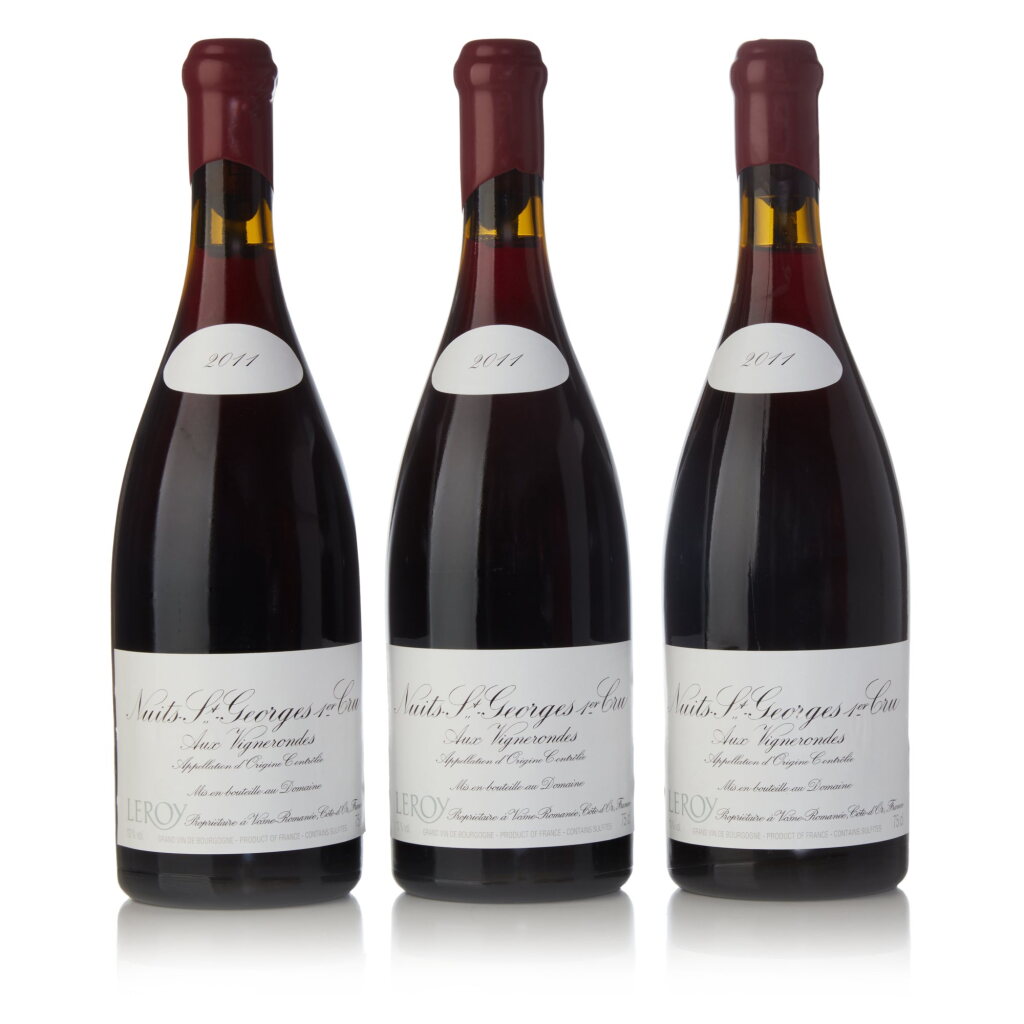 Voir en plein écran - Voir 1 du lot 157. Nuits St. Georges, Aux Vignerondes 2011 Domaine Leroy (3 BT).