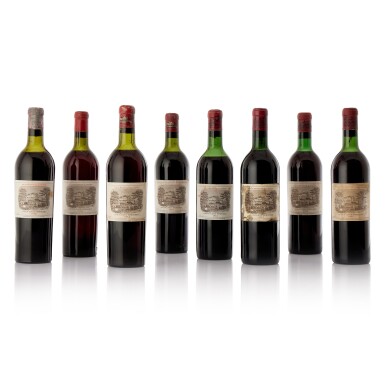 View full screen - View 1 of Lot 6245. Château Lafite 1950s Vertical (8 BT).