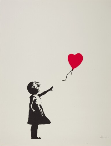 View full screen - View 1 of Lot 6. Girl With Balloon.