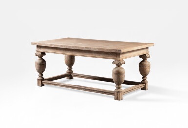View full screen - View 1 of Lot 118. Dining table | Table de salle à manger.