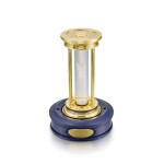A limited edition gilt brass hourglass with floating diamonds, Circa 2000 | 限量版鍍金銅製沙漏,備浮動鑽石,約2000年製