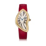 Crash A limited edition yellow gold asymmetrical wristwatch, Circa 1991