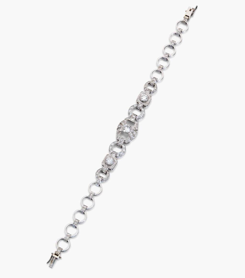 View full screen - View 1 of Lot 1062. Diamond Bracelet.