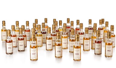 View full screen - View 1 of Lot 20. The Macallan Fine & Rare Miniature Collection (38 bt).