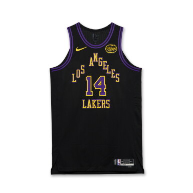 View full screen - View 1 of Lot 59. Maxi Kleber Los Angeles Lakers 2025-2026 Game Issued City Edition Jersey | Probable Wear.