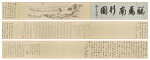 Pan Gongshou, Landscape | 潘恭壽 驄馬南行圖