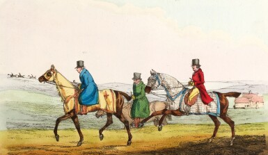 View full screen - View 1 of Lot 36. Henry Alken | The National Sports of Great Britain, London, 1825, 4to, contemporary blue morocco gilt.