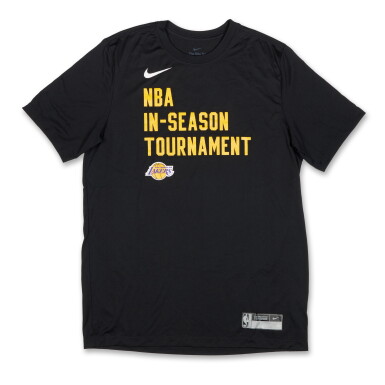 View full screen - View 1 of Lot 69. Jarred Vanderbilt Los Angeles Lakers 2023-24 In-Season Tournament Quarterfinals City Edition Warmup Top.