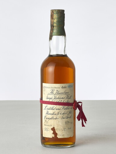 View full screen - View 1 of Lot 2035. The Macallan Red Ribbon 43.0 abv 1950 (1 BT).
