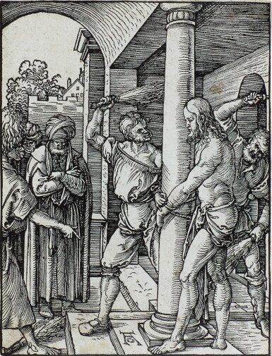 View full screen - View 1 of Lot 9. The Flagellation of Christ (B. 33; M., Holl. 142).