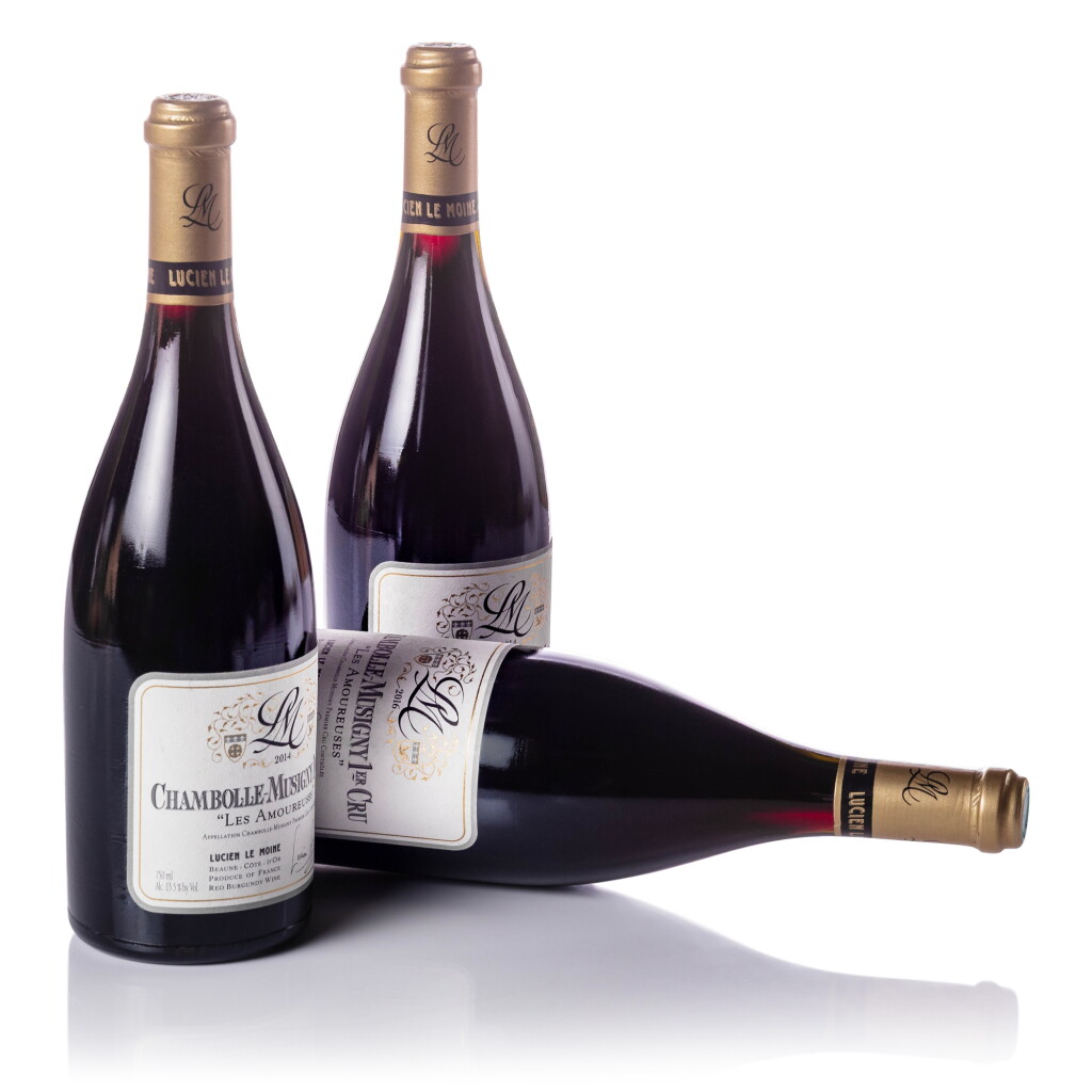 View full screen - View 1 of Lot 230. Chambolle Musigny, Les Amoureuses 2014/2016 Lucien Le Moine (3 BT).