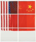 Three Flags for 1 Space and 6 Regions