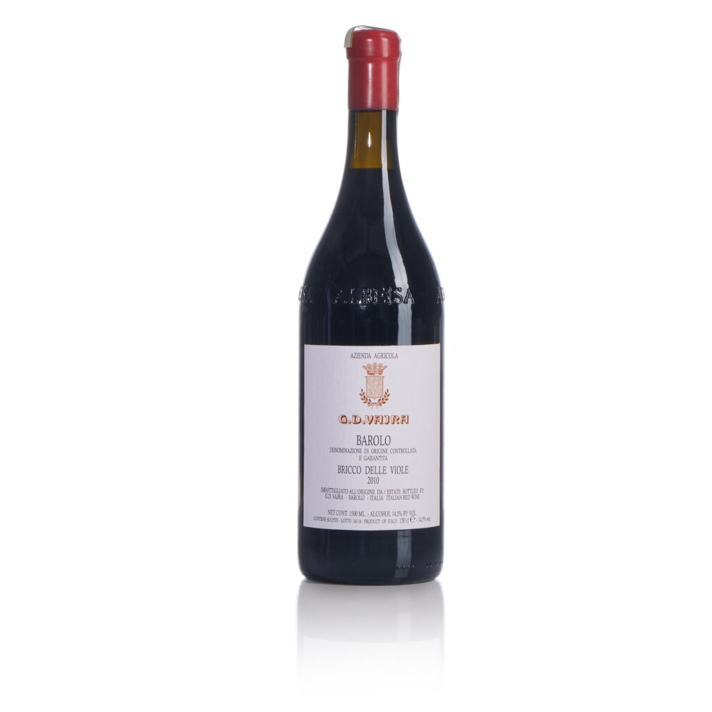 View full screen - View 1 of Lot 705. Barolo Bricco Delle Viole 2010 G.D. Vajra (2 MAG).