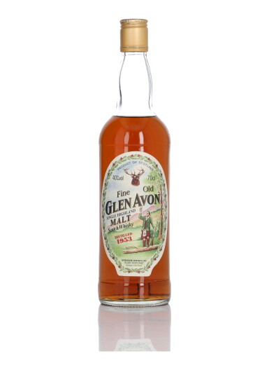 View full screen - View 1 of Lot 52. Glen Avon Gordon & MacPhail 40.0 abv 1953 (1 Bottle 70cl).