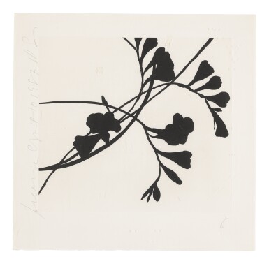 View full screen - View 1 of Lot 100. DONALD SULTAN | FREESIA.