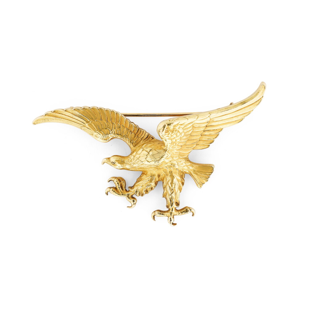 View full screen - View 1 of Lot 74. CARTIER | BROCHE OR | GOLD BROOCH.