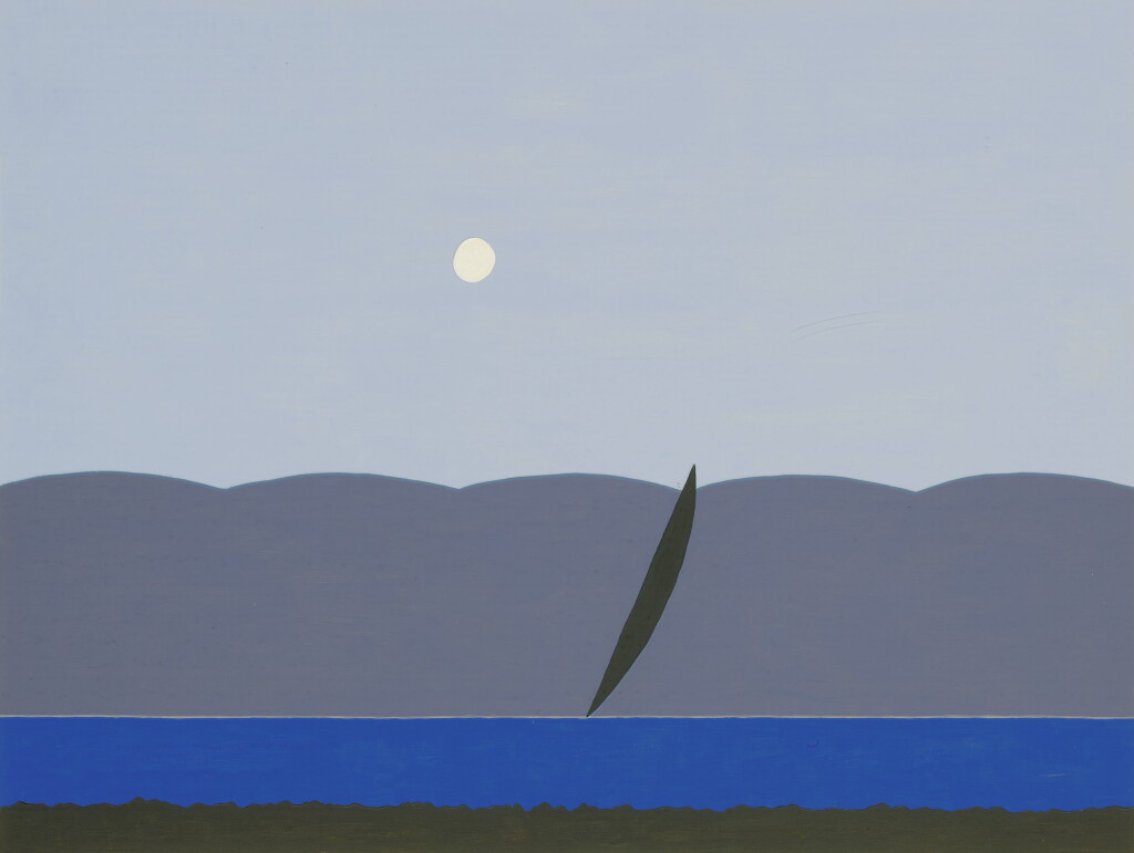 View full screen - View 1 of Lot 53. JOHN WESLEY | NIGHT SAIL: TURNING FOR HOME.