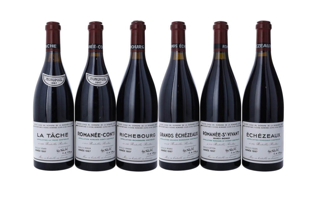 View full screen - View 1 of Lot 10. DRC Assortment Case 1997 Domaine de la Romanée-Conti (12 BT).