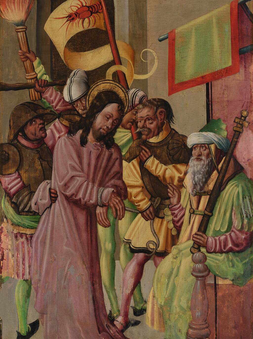 View full screen - View 1 of Lot 102. Christ Brought Before Caiaphas.