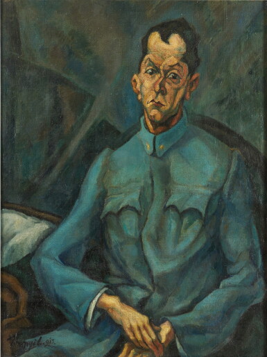 View full screen - View 1 of Lot 46. Portrait of János Józsi Tersánszky.
