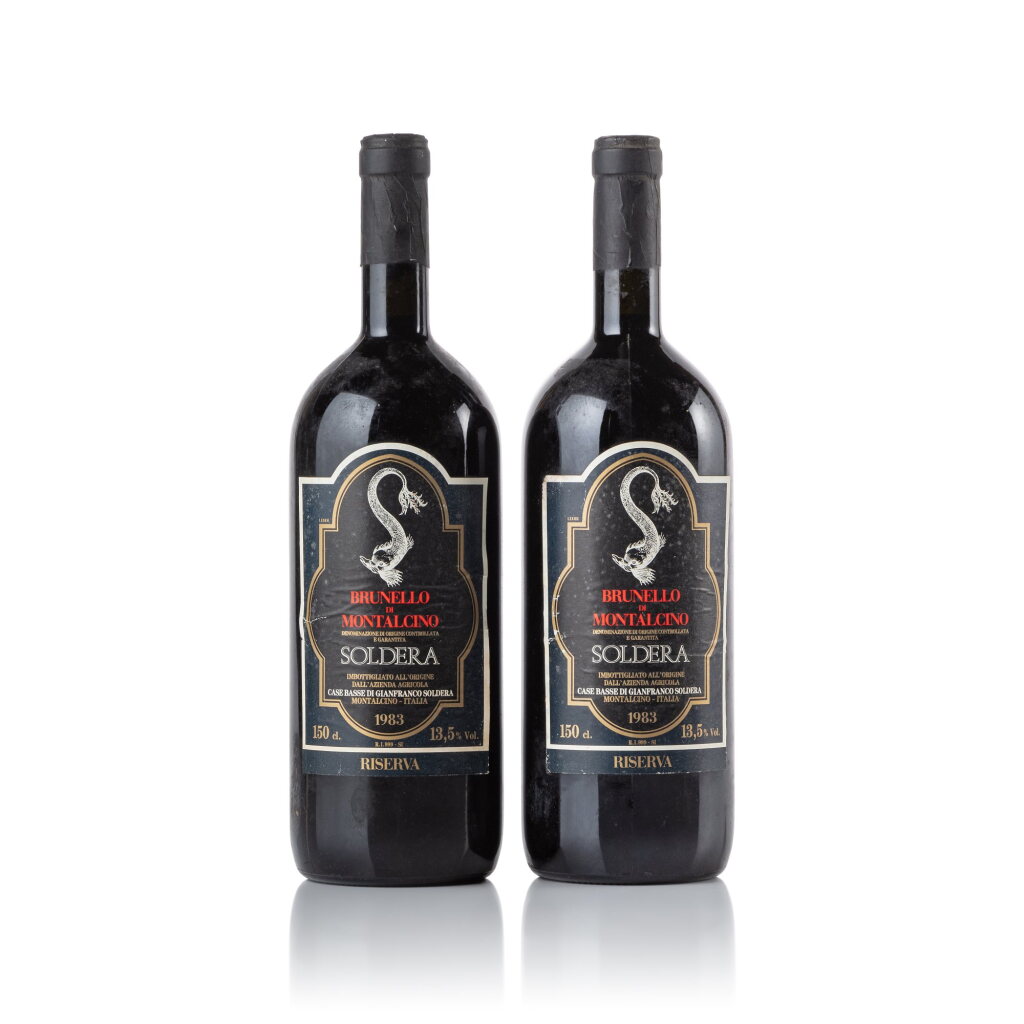 View full screen - View 1 of Lot 660. Brunello di Montalcino Riserva, Case Basse 1983 (2 MAG).