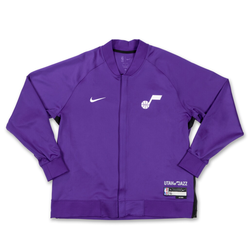 View full screen - View 1 of Lot 264. Simone Fontecchio Utah Jazz 2023-2024 City Edition Warmup Jacket.