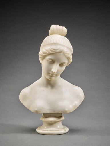 View full screen - View 1 of Lot 254. Bust of a young woman.