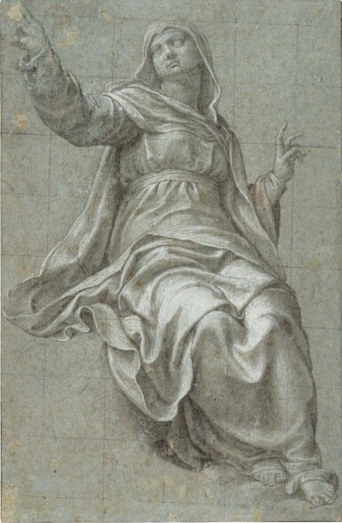 View full screen - View 1 of Lot 182. GIROLAMO SICIOLANTE, CALLED IL SERMONETA | SEATED VIRGIN.