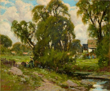 View full screen - View 1 of Lot 63. Country Scene.