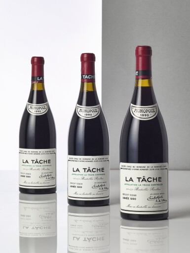 View full screen - View 1 of Lot 8074. La Tâche 1990 Domaine de la Romanée-Conti (3 BT).
