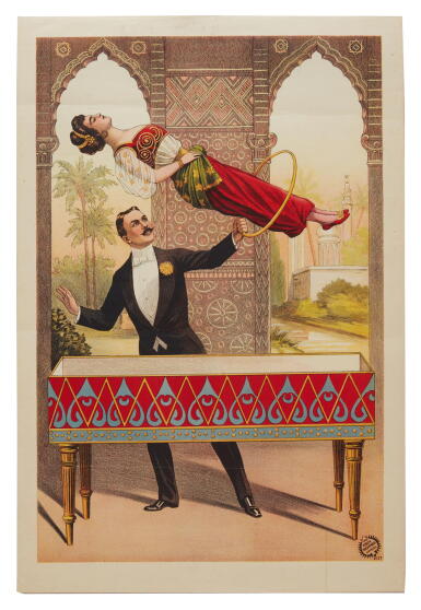 View full screen - View 1 of Lot 410. Levitation | Buy the poster and take your act on the road.