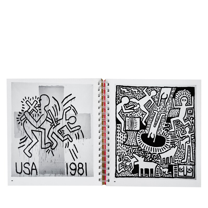 Vintage Keith Haring At Tony Shafrazi Gallery Catalog, Signed First