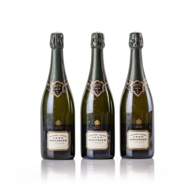 View full screen - View 1 of Lot 471. Bollinger Grande Année 1990 (3 BT).