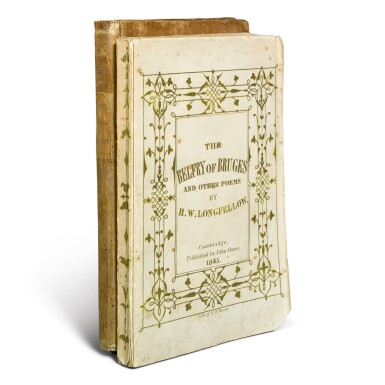 View full screen - View 1 of Lot 43. LONGFELLOW, HENRY WADSWORTH | Two First Editions.