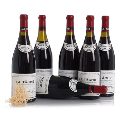 View full screen - View 1 of Lot 17. La Tâche 1990 Domaine de la Romanée-Conti (6 BT).